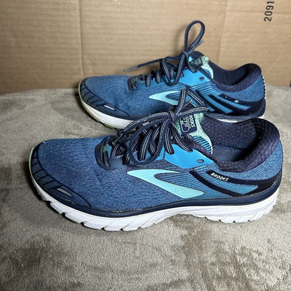 Size 9 - Brooks Adrenaline GTS 18 Wide Teal Navy W